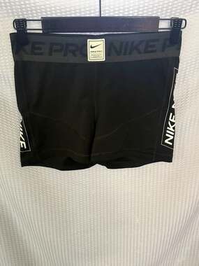 Nike Pro Dri-FIT 3" Graphic Training Shorts Black Size Medium
